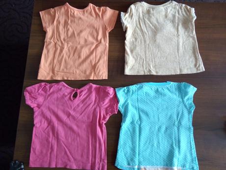 Tričká vel.80 4ks,od 0,70 eur za kus top stav, next,80