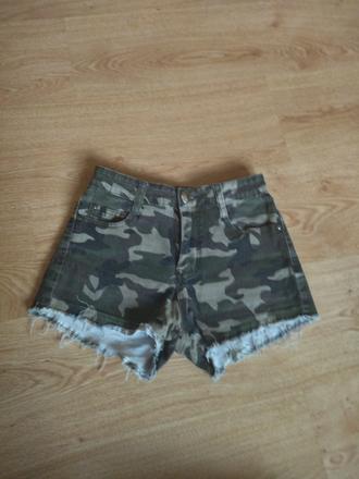 Kraťasy elastické- maskáče, s