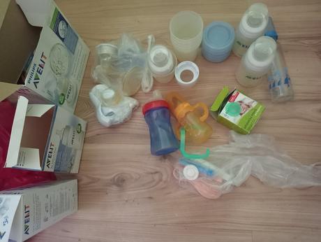 Odsávačka mlieka a fľaše, 