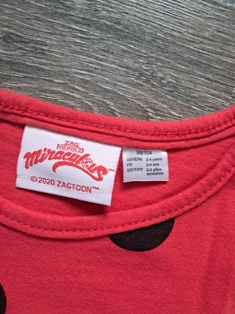 Trička carovna lienka, lupilu,98