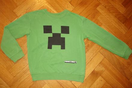 Mikina minecraft 134/140, h&m,134