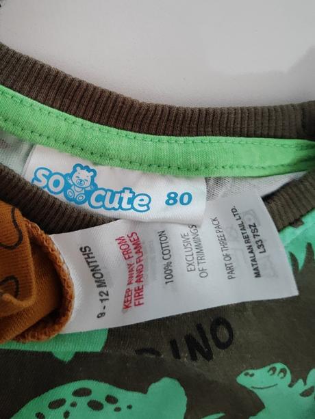 Tričká s dinosaurami, pepco,80