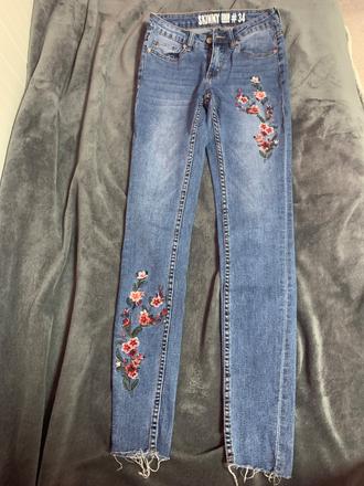 Vyšívané rifle, gate,xs