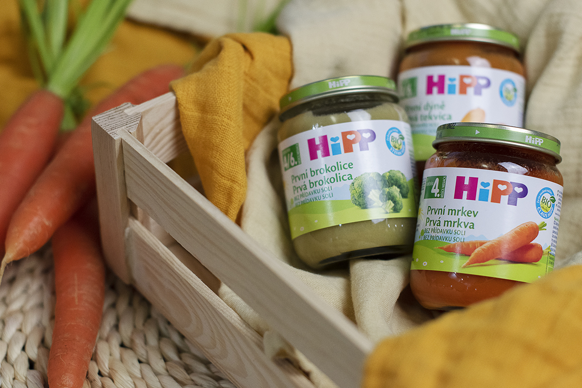 Skúsenosti s HiPP BIO zeleninovými príkrmami - Prvá lyžička