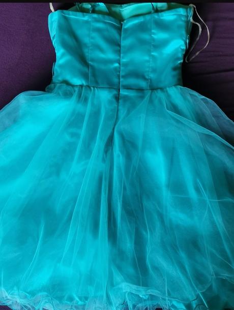 Šaty tyrkysové na venček, m