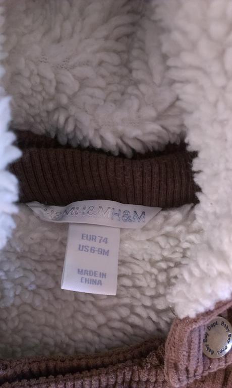 Menzestrova vesta, h&m,74