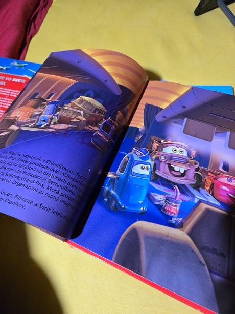 Knihy cars planes disney,