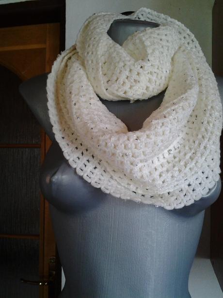 Sal tubovy biely . zn. amisu, amisu,xl