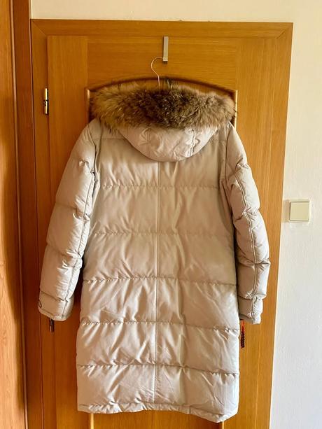 Prešívaná bunda zn.nike s kožušinovou kapucňou č.x, nike,xl