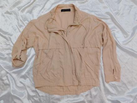 Trendy bunda/vetrovka s rooll-up rukavmi, zara,xs