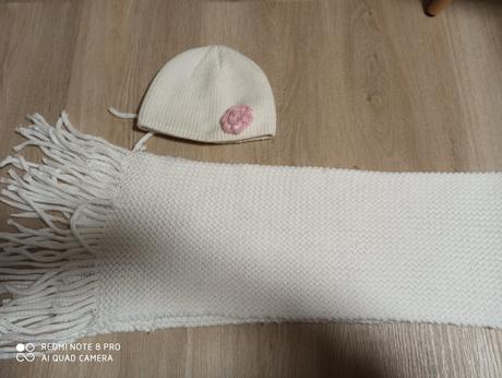 Zimná čiapka a šál, s