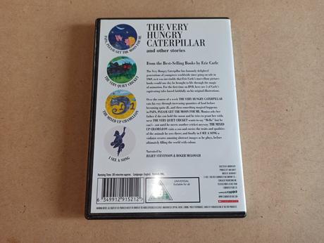 Dvd eric carle - the very hungry caterpillar, 