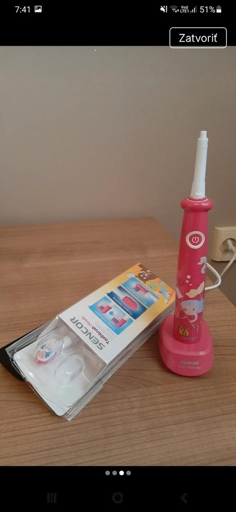 Detská električka kefka, 