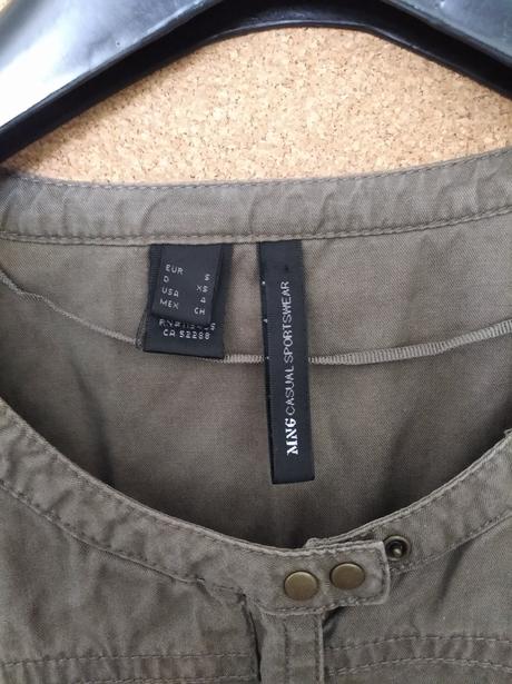 Kaki šaty zn mango, mango,s