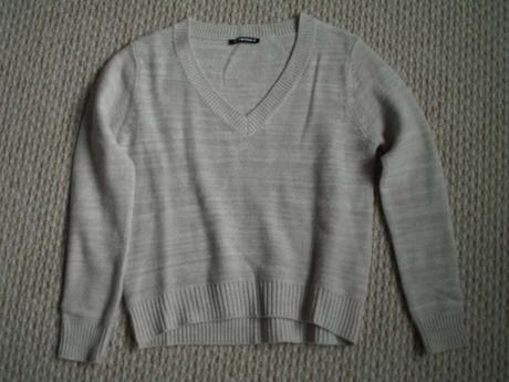 Béžový pulóver terranova veľ. m, terranova,m