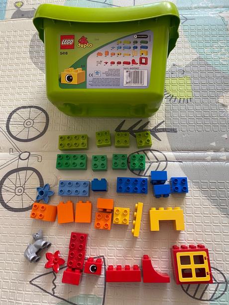 Lego duplo box s kockami a mačička 5416, 