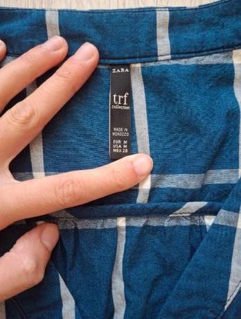 Dámske asymetrické košeľové šaty zara, zara,m