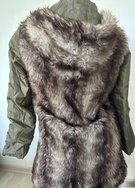 Bunda s kozusinovou vestou, m