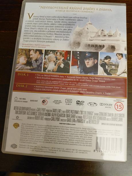 Dvd doktor zivago,