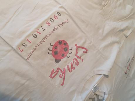 2 bavlnené tričká lienka do jasličiek v. xxl, xxl