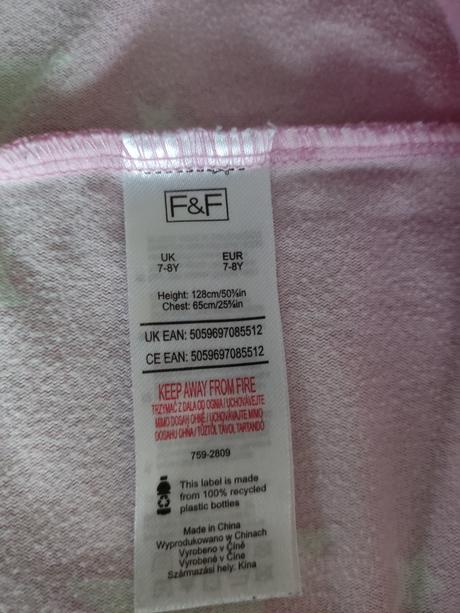 Dievčenské pyžamo, f&f,128