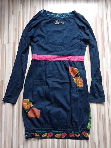 Šaty desigual - vyšívané, desigual,m
