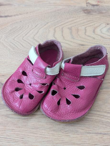 Baby bare sandálky - waterlily, baby bare shoes,22