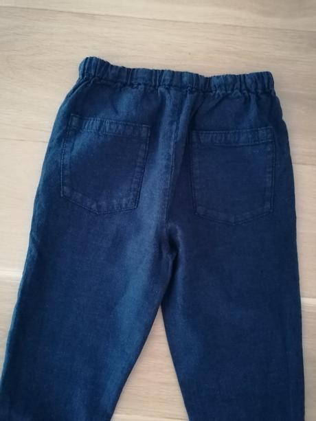 2x ľanové nohavice, next,122