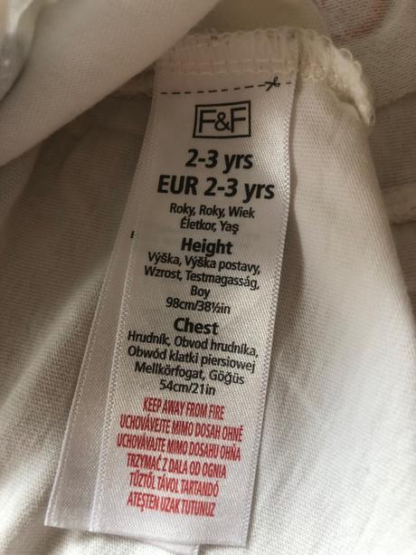 Tričko ff vel 98, f&f,98