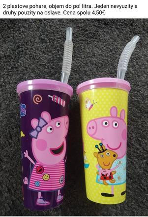 Peppa pig pohare,