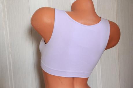 Bledo fialová športová podprsenka s/m, s