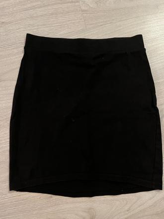 H&m čierna mini sukňa, h&m,xs