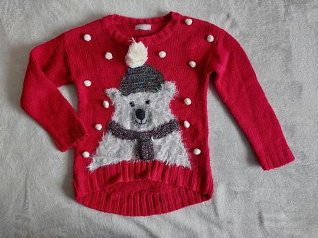 Vianočný sveter polar bear veľ.116, 116