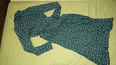 Nove bodkovane saty boden pre vyssiu postavu, mini boden,40