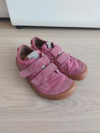 Kožené tenisko froffo velcro fuchsia, froddo,35