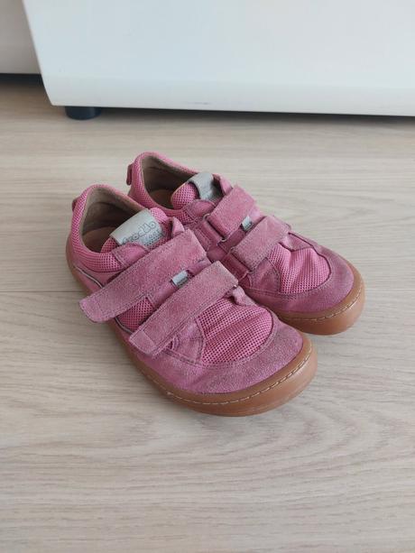 Kožené tenisko froffo velcro fuchsia, froddo,35