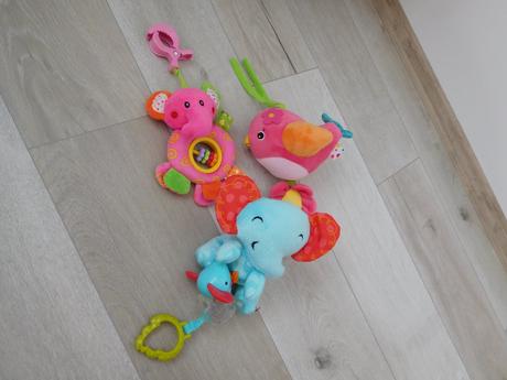 Hracie látkové hrkáločky, 