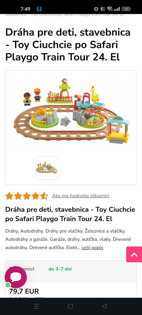 Vlacik draha so zvieratkami, 