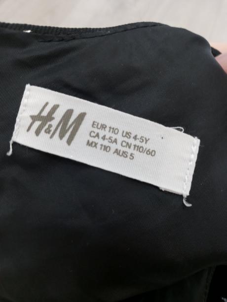 Hviezdičkové šaty, h&m,110