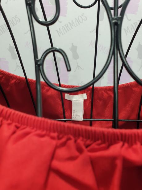 Top s volánom, h&m,m