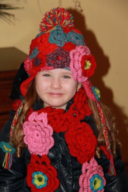 Súpravička čiapky so šálikom + rukavičky, next,122