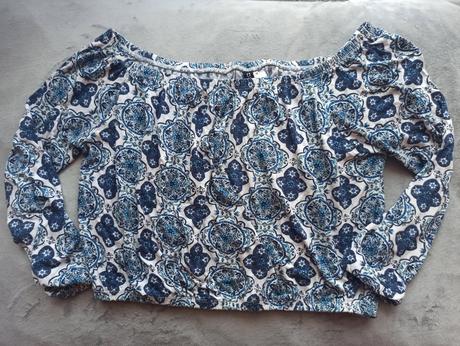 Crop top, tričko, h&m,l