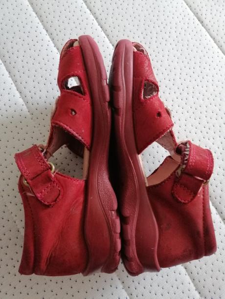 Kožené sandálky ecco 24, ecco,24