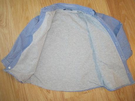 Zateplená košeľa--116/122, 122