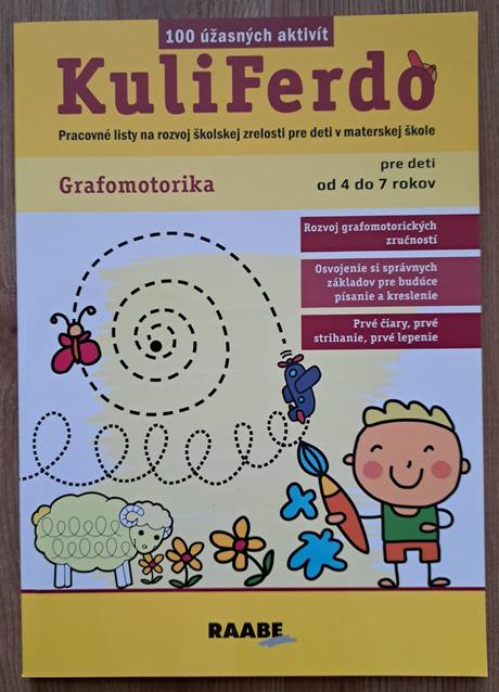 Pracovná kniha "kuliferdo grafomotorika", 
