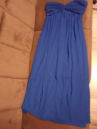 Letné kráľovsky modré šaty, m