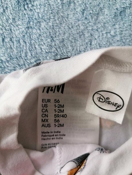 Komplet mickey, h&m,56
