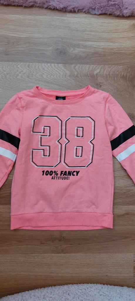 Neónovo ružová mikina, 164