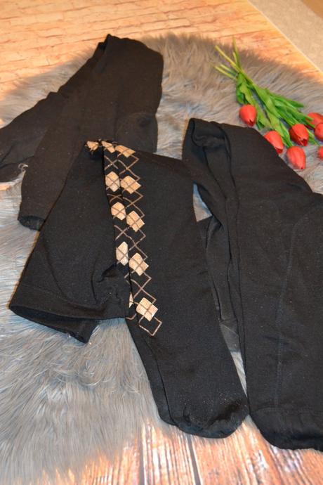 Pančuchy hrubé čierne, veľkosť m/l, 3ks/8e, m