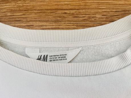 Kratka mikina, h&m,158